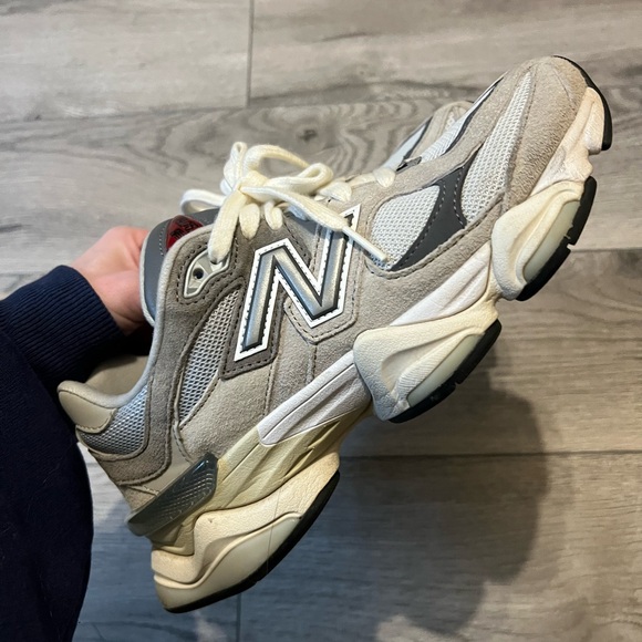 New Balance Shoes - New Balance Cream and Gray Athletic Shoes